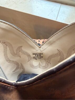 Men's Brown Leather Boots - Tan Interior 7